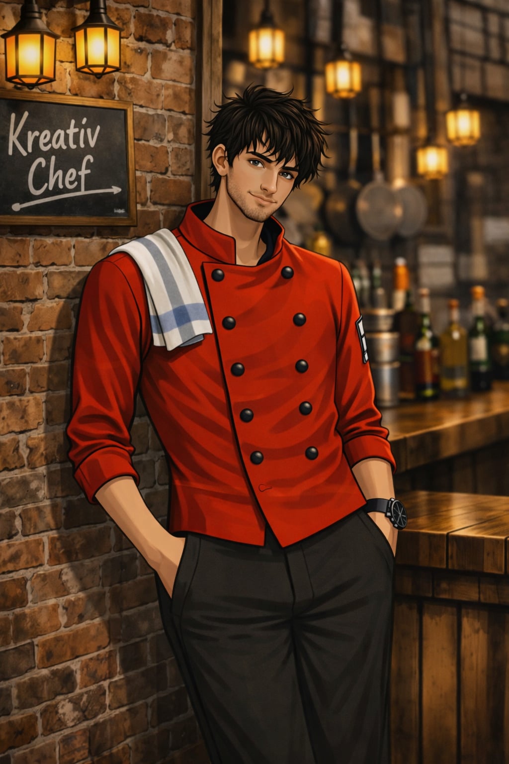 Kreativ Chef — séf portré